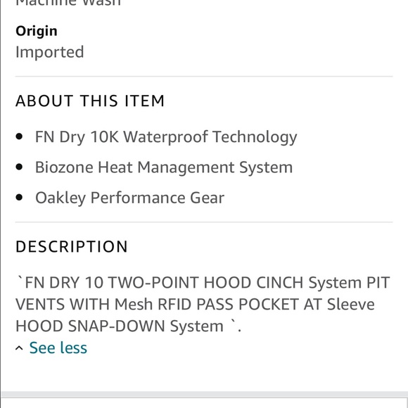 Oakley Snowboard Jacket - Picture 4 of 8